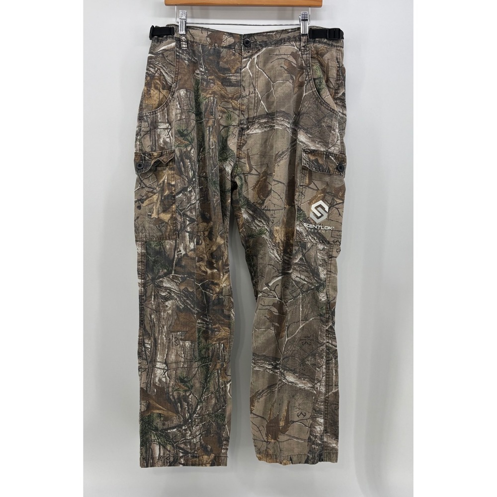 ScentLok Prevent Cargo Pants Men XL Realtree Xtra Camo Ripstop Hunting
